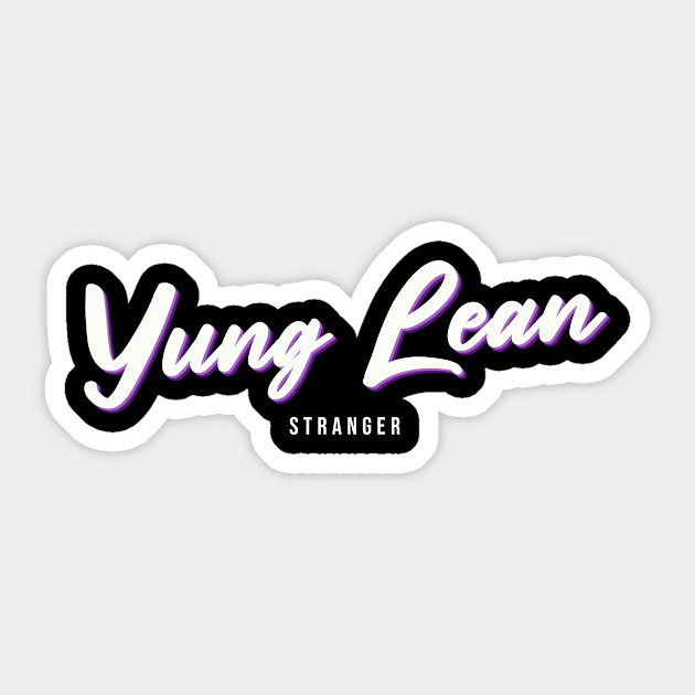 Yung Lean Sticker by PrandoPotrait